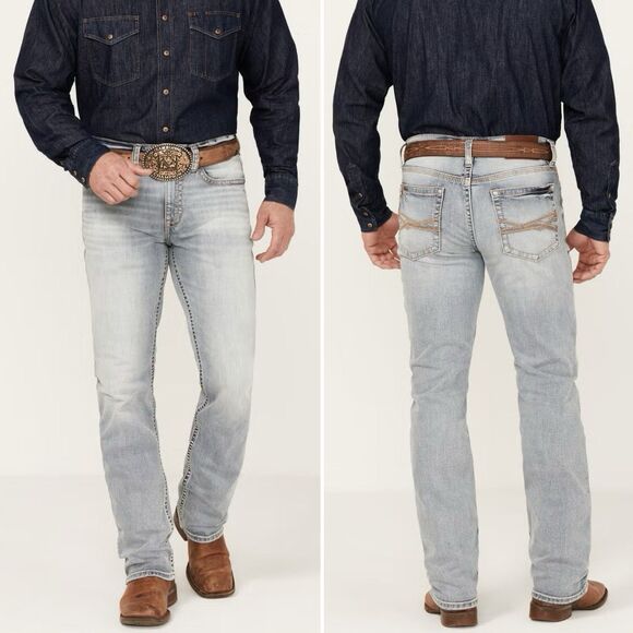 Other - RANK 458 MEN'S RINGO SLIM STRAIGHT 32x32 PERFORMANCE STRETCH DENIM JEANS NWT